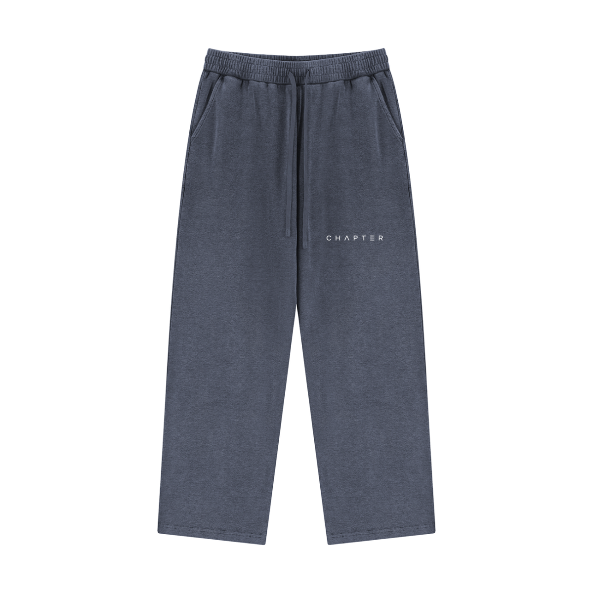 Vintage Snow Wash Straight-Leg Sweatpants