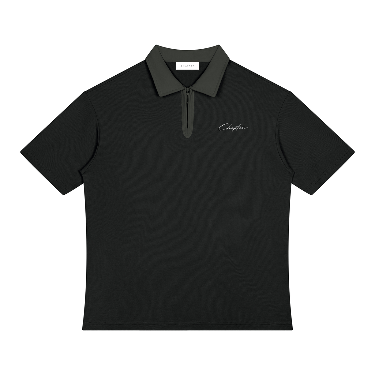 Essential Colorblock Quarter-Zip Polo