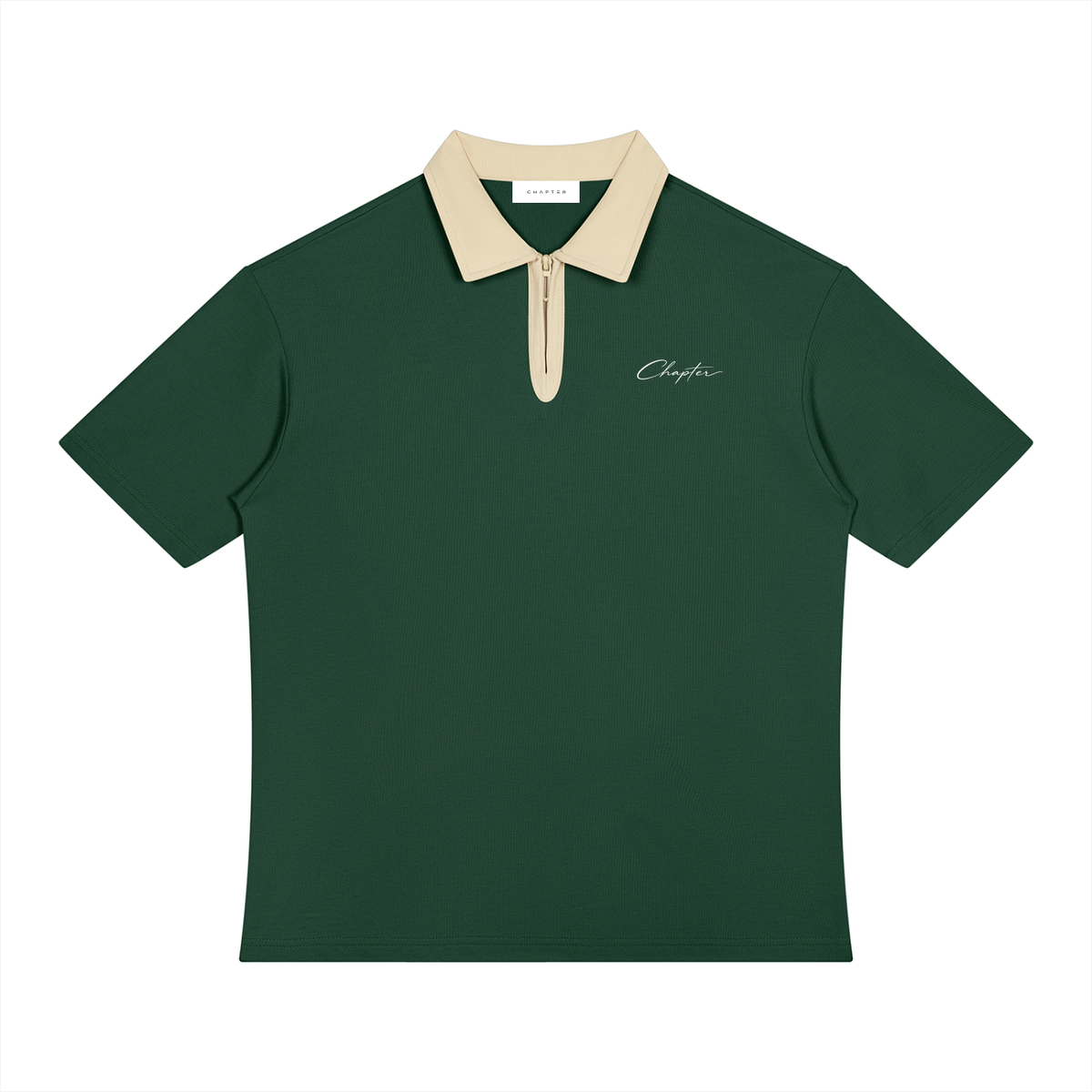 Essential Colorblock Quarter-Zip Polo