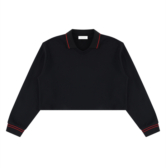 Women’s Crop Collared Sweatshirt