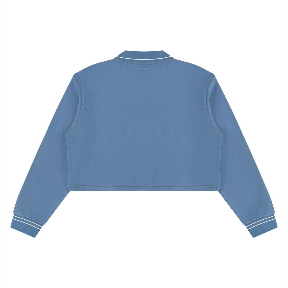 Essential Cropped Collared Sweatshirt