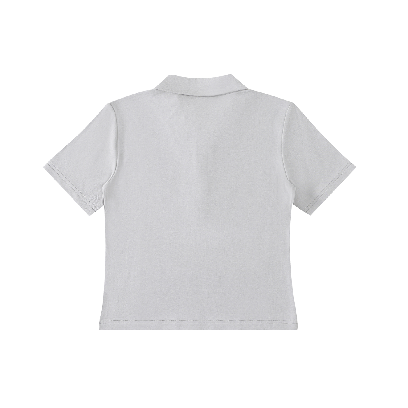 Bodycon Short Sleeve Polo Shirt