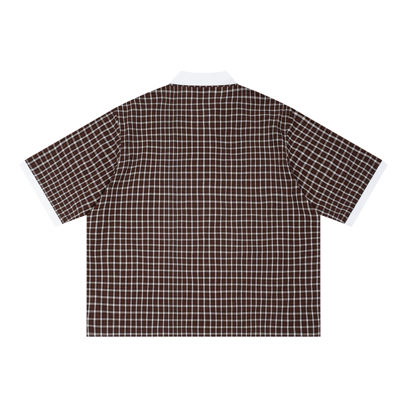 Plaid Color Block Polo