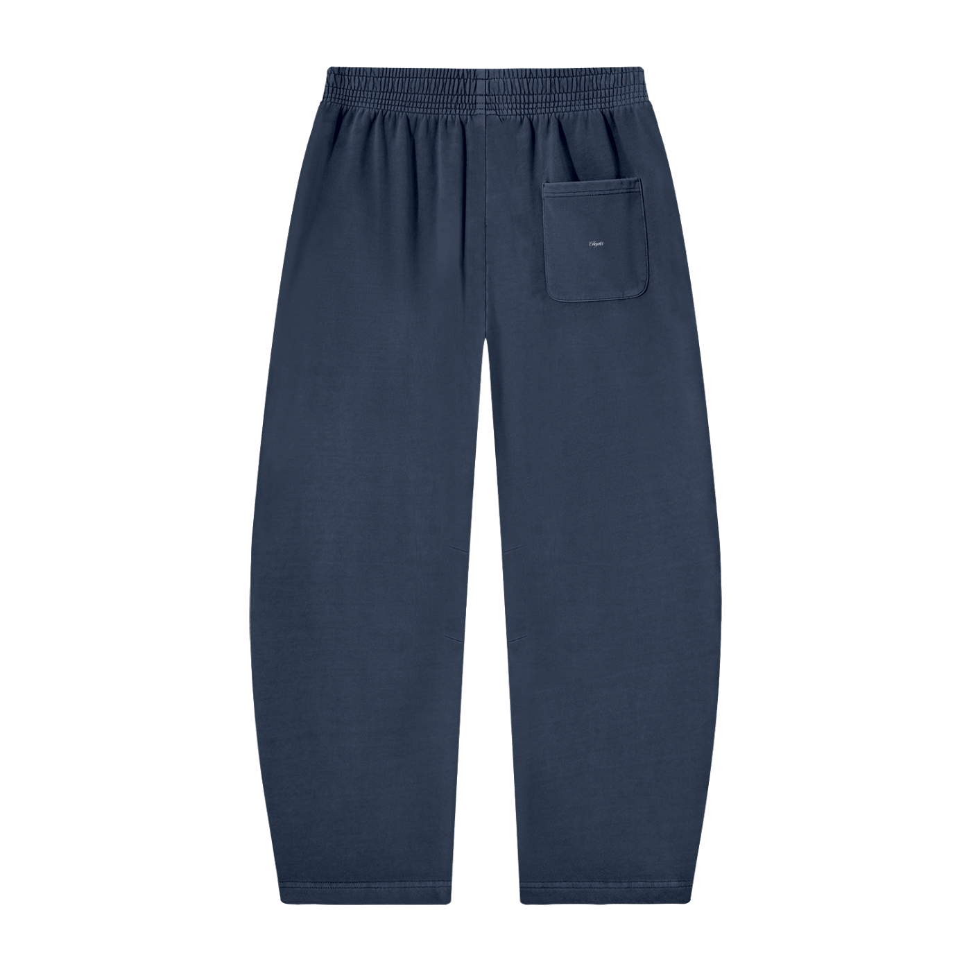Mens Vintage Washed Barrel Leg Sweatpants