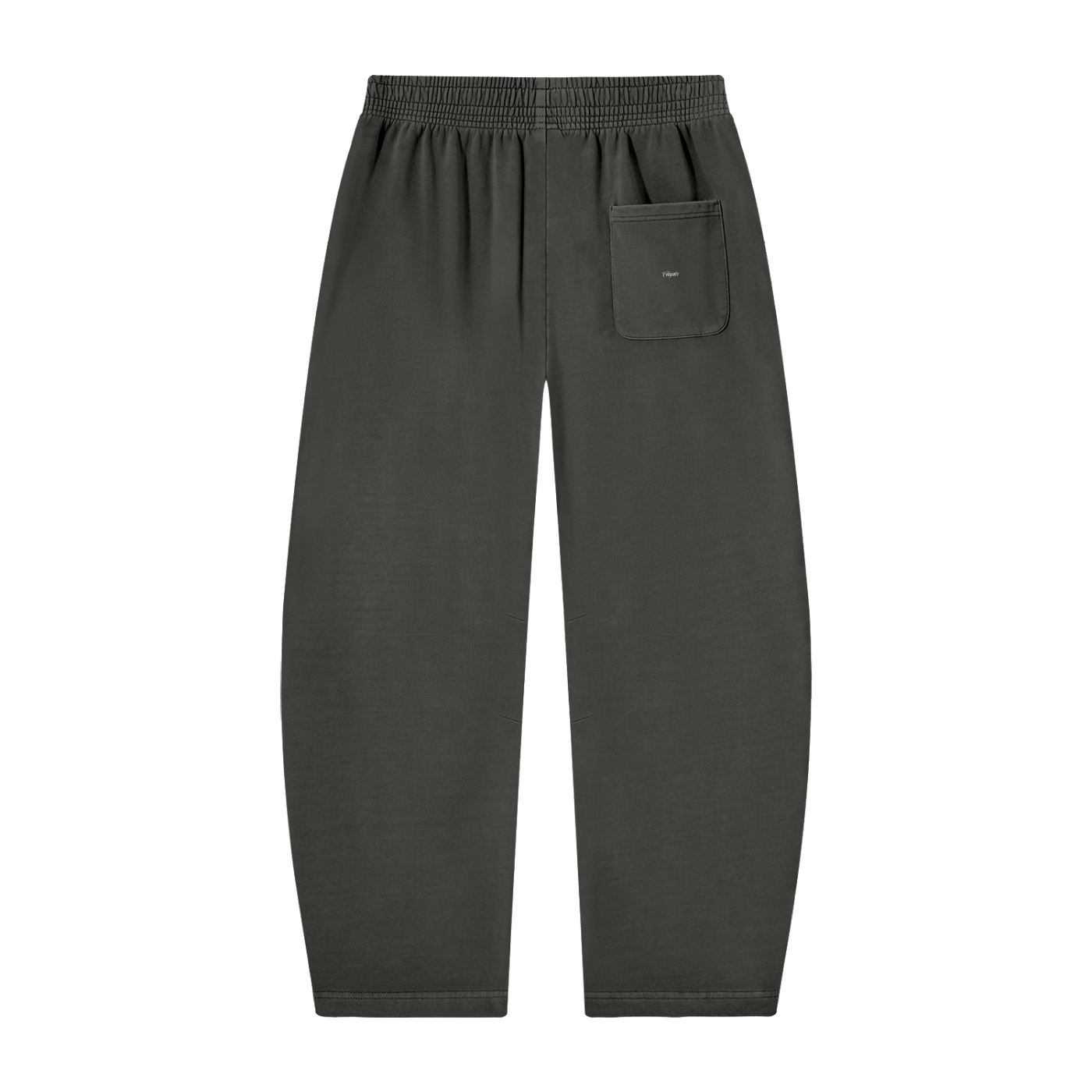 Mens Vintage Washed Barrel Leg Sweatpants