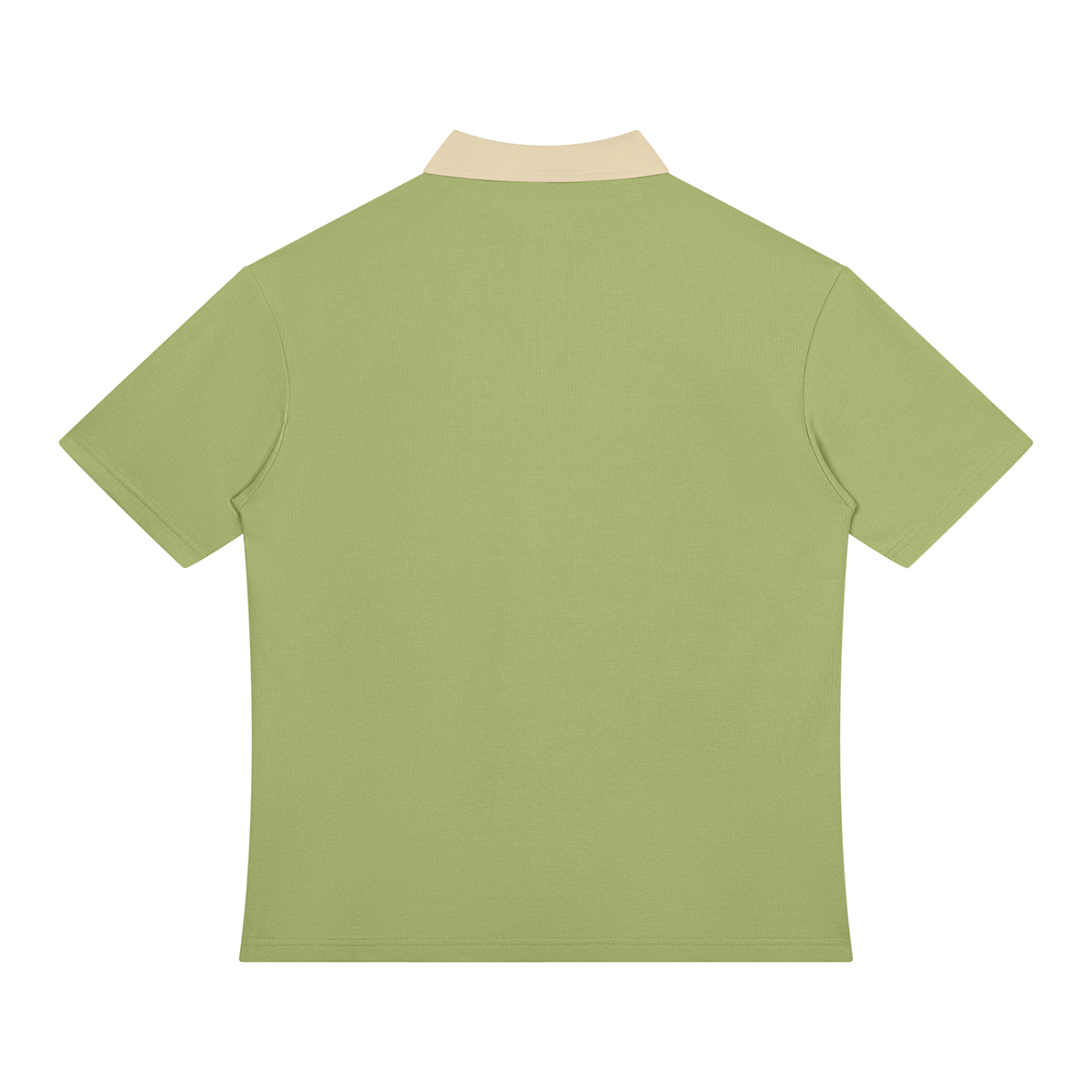Contrast Quarter-Zip Polo