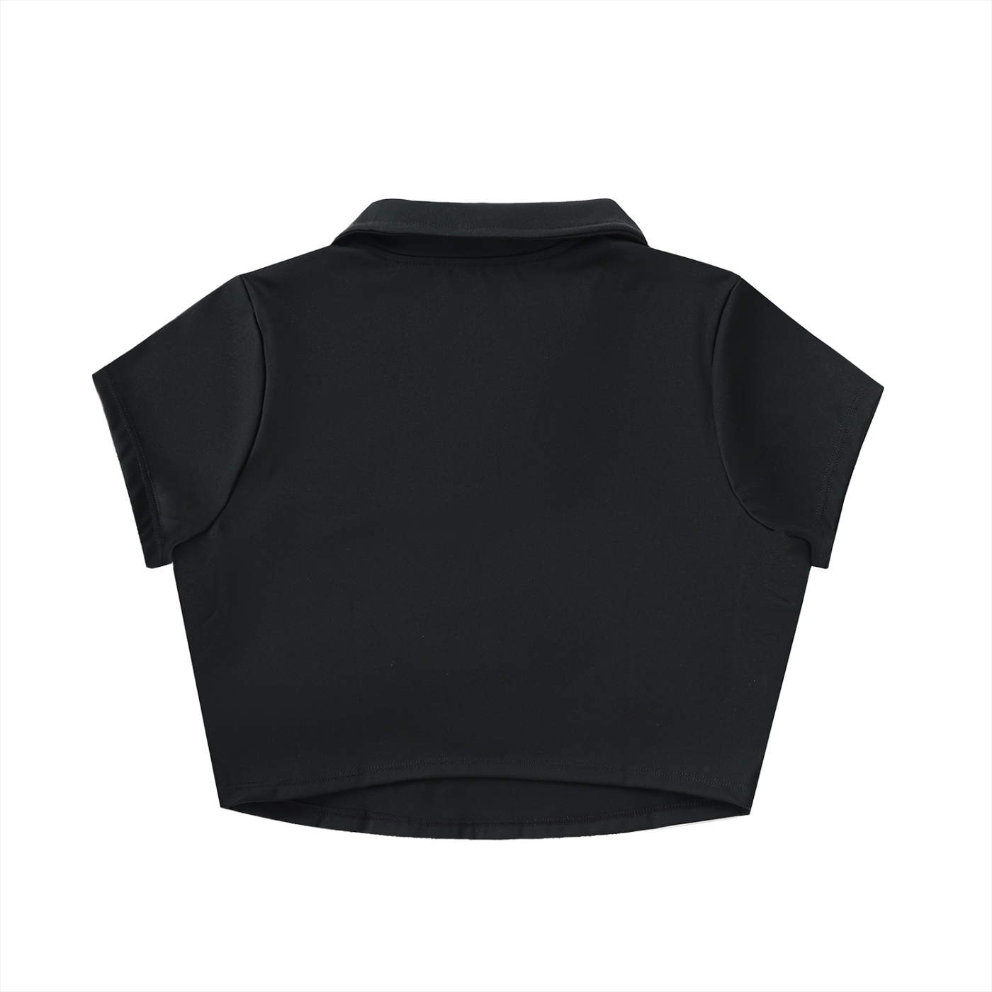 V-Neck Crop Top Polo