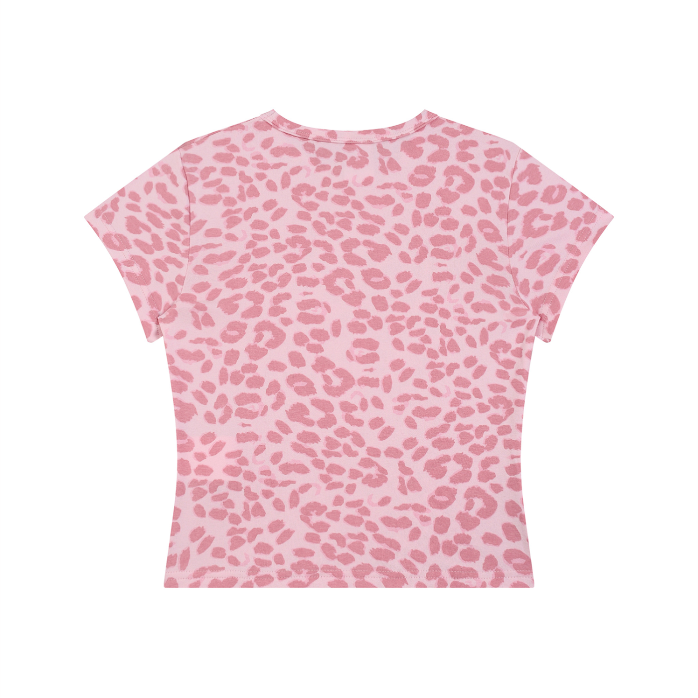 Women’s Leopard Print Crop Tee