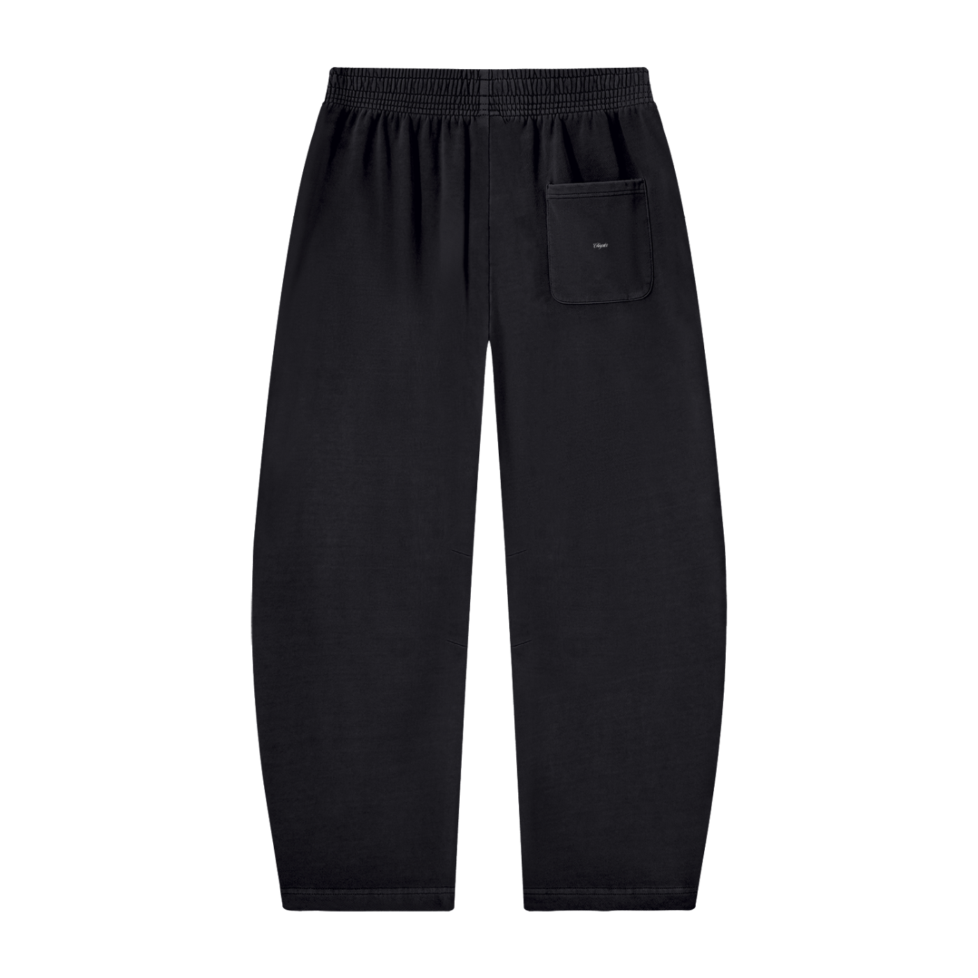 Womens Vintage Washed Barrel Leg Sweatpants