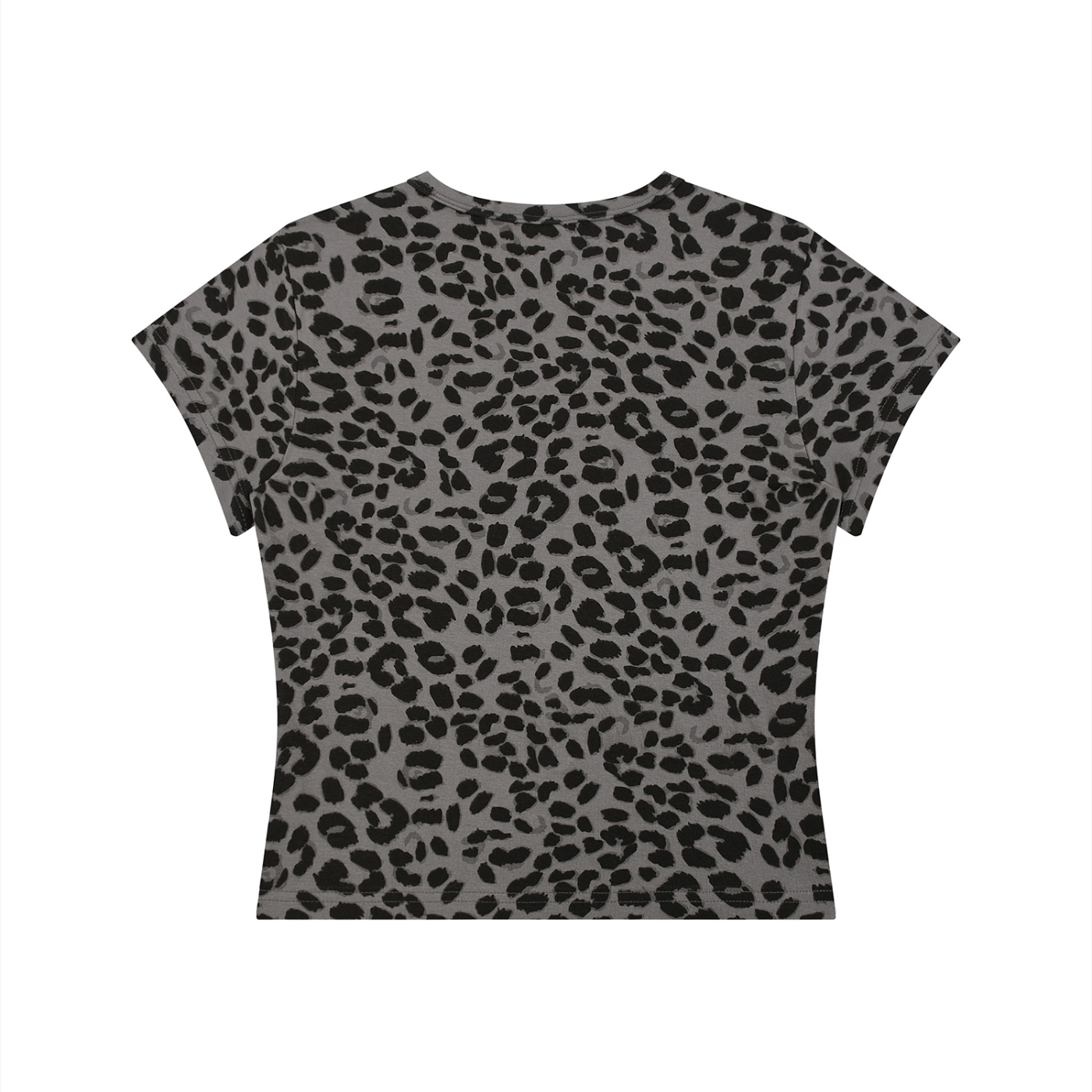 Women’s Leopard Print Crop Tee