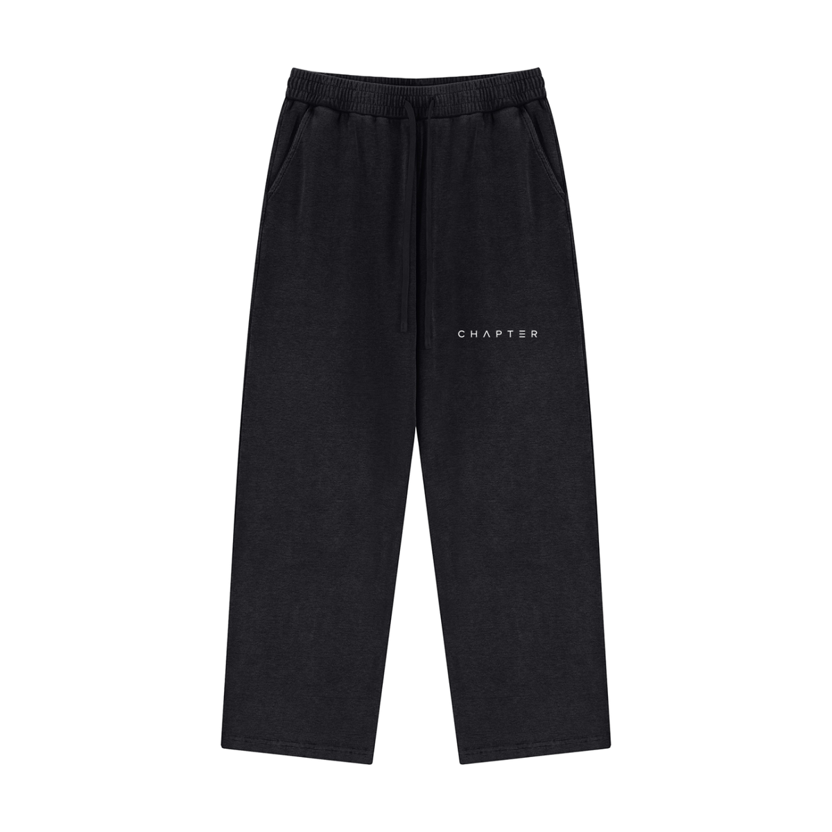 Vintage Snow Wash Straight-Leg Sweatpants