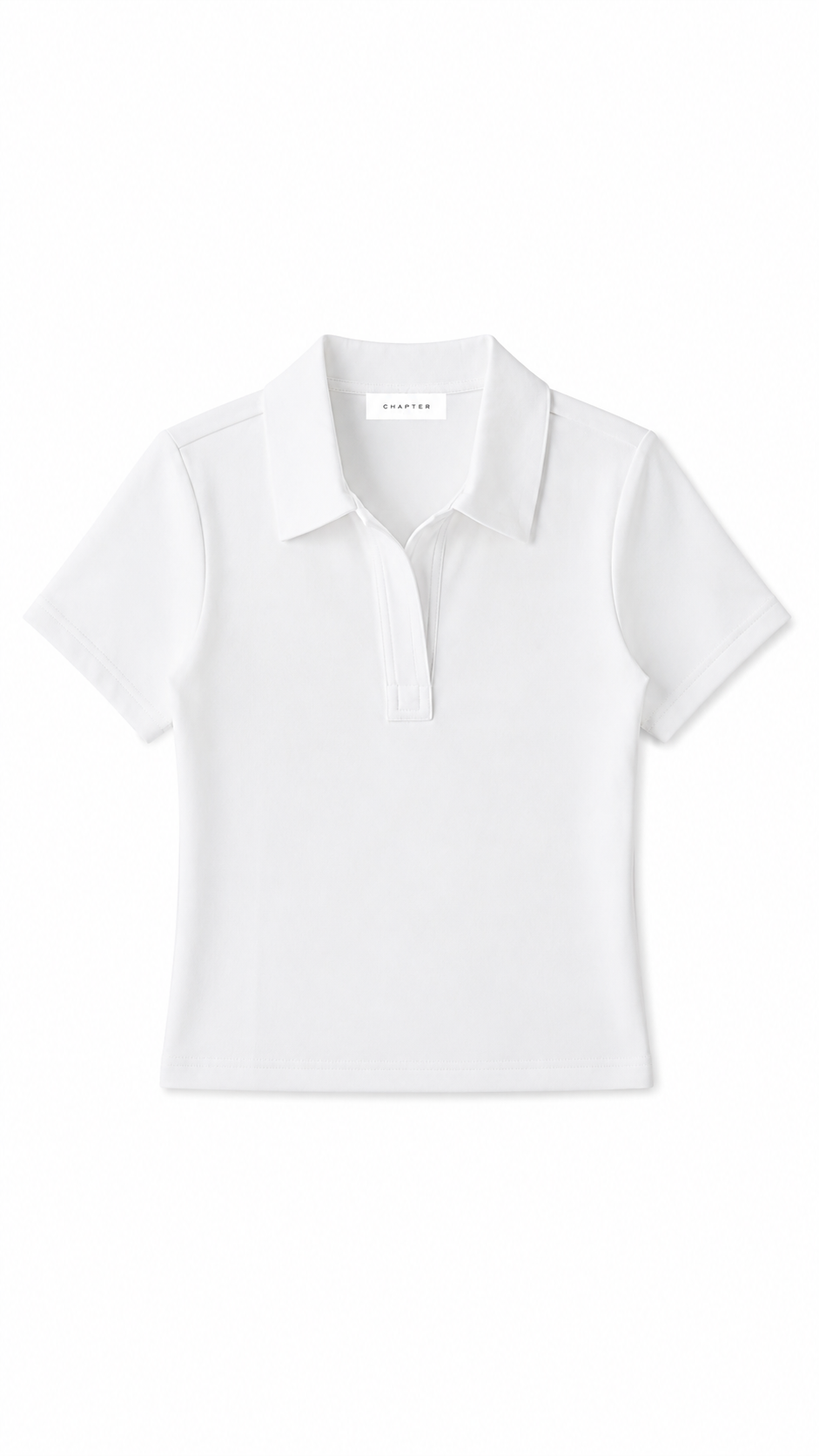 Bodycon Short Sleeve Polo Shirt