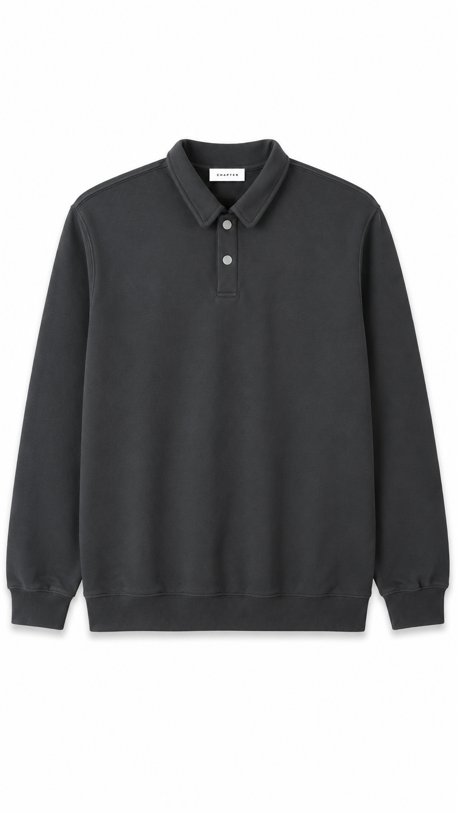 Collared long sleeve polo