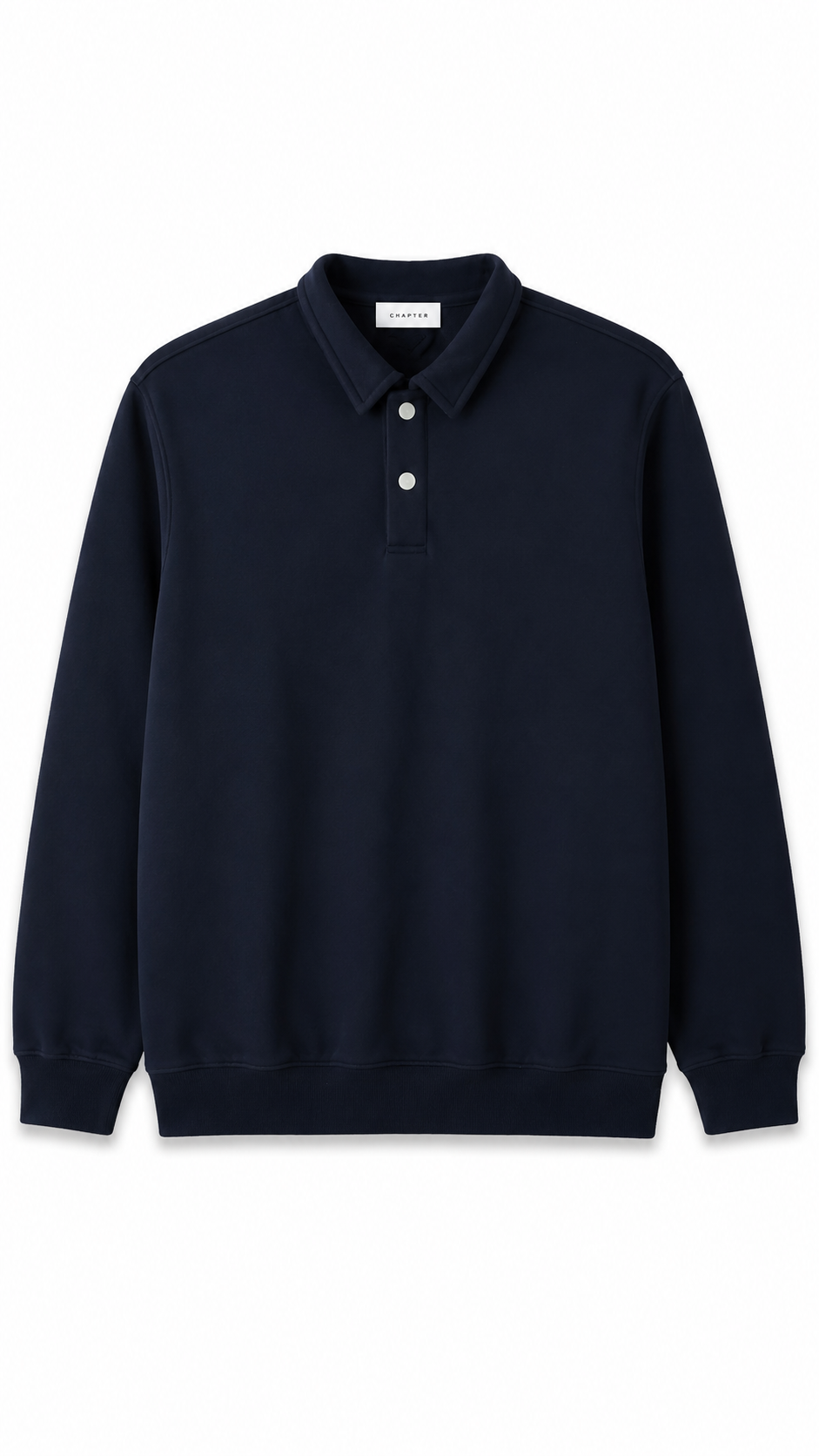 Collared long sleeve polo