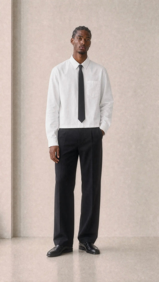 Essential Boxy Long Sleeve Shirt