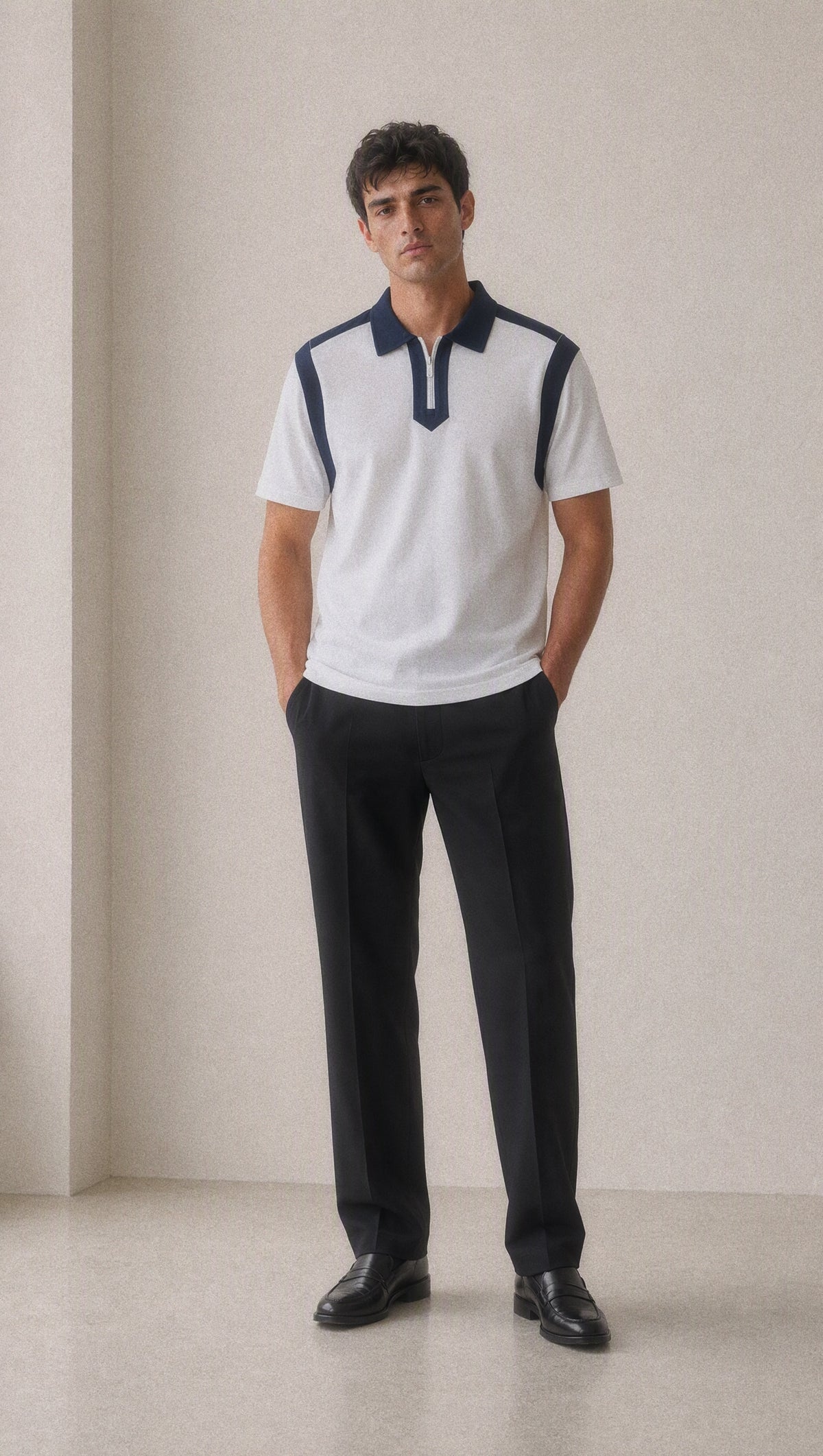Essential Regent Quarter Zip Polo
