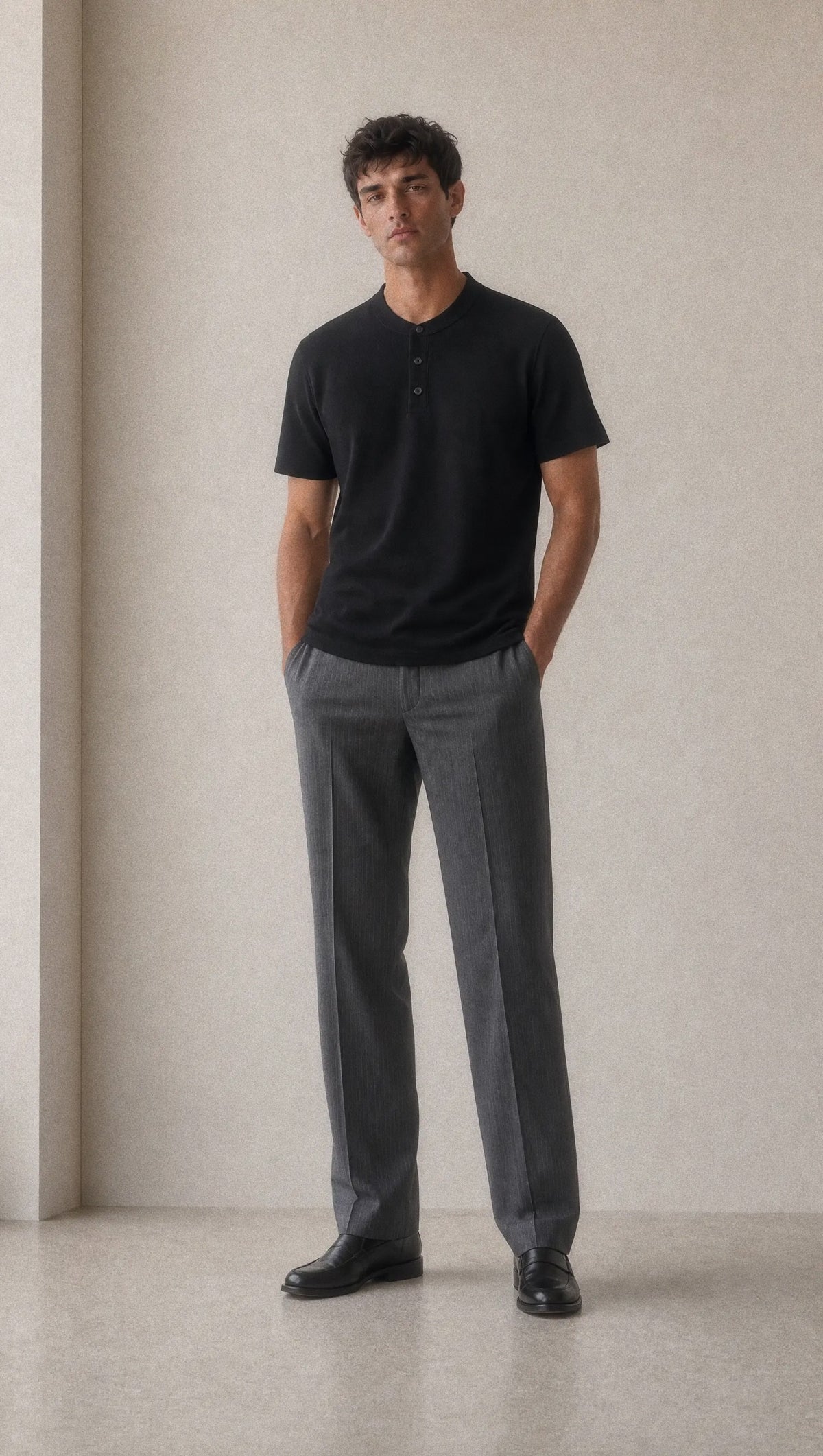 Essential Short Sleeve Henley