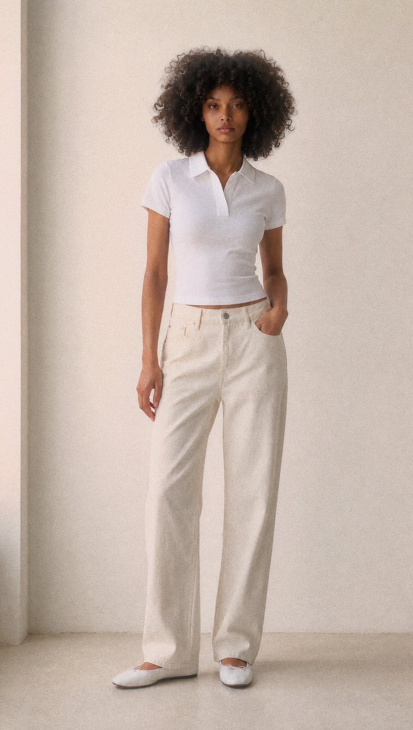 Bodycon Short Sleeve Polo Shirt