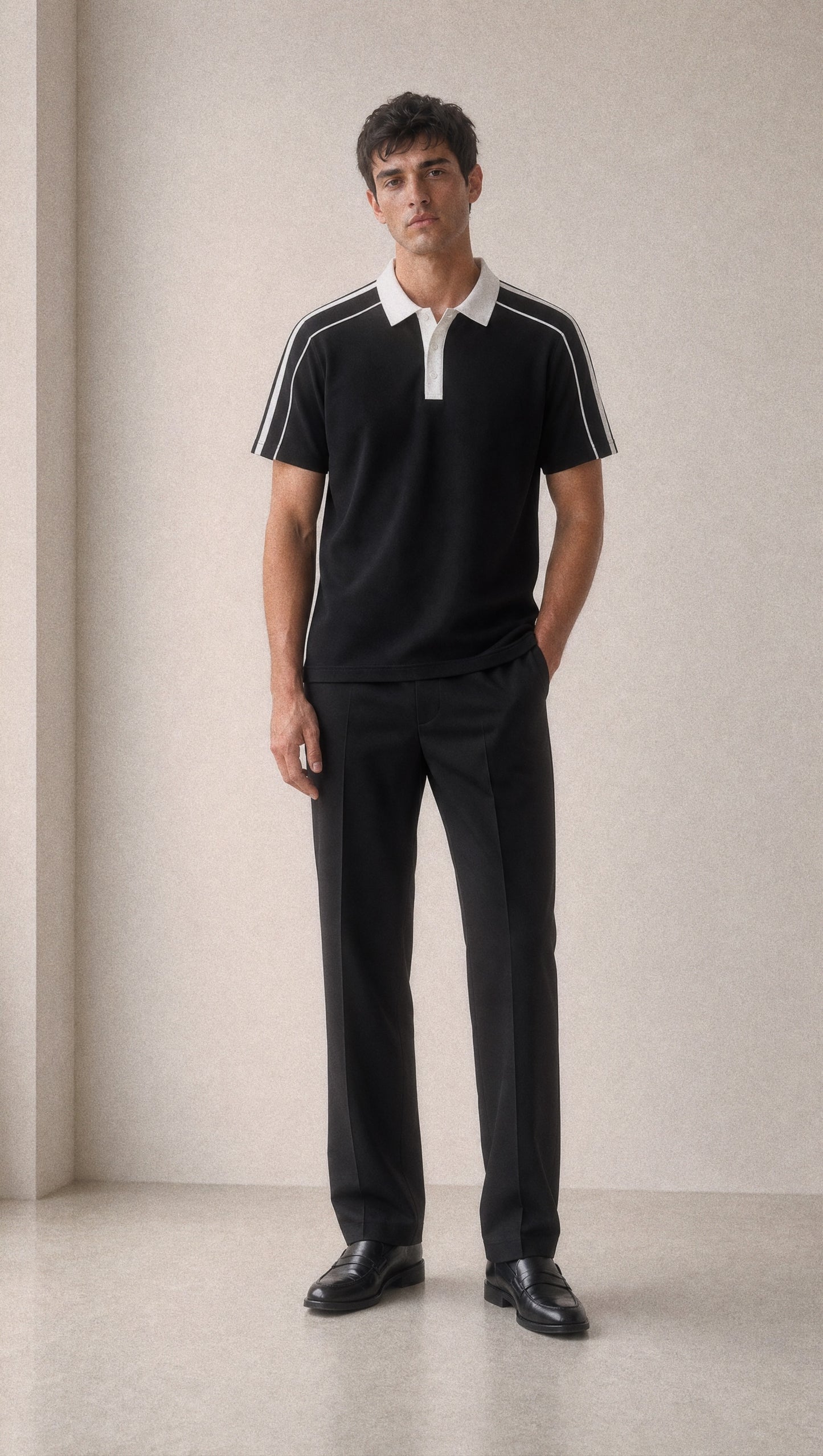 Contrast Polo