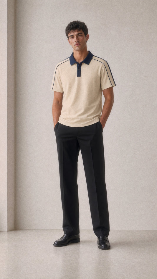 Contrast Polo