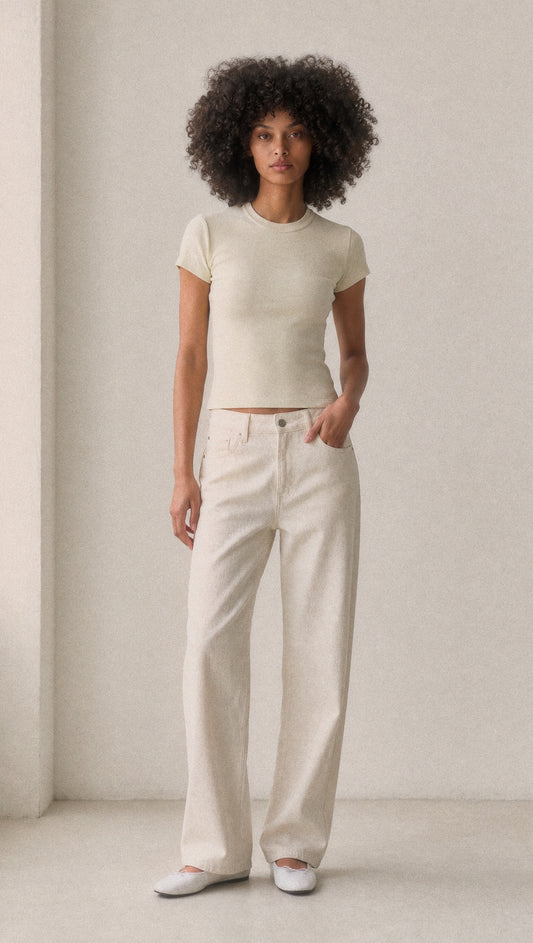 Essential Women's Cropped Blank tee