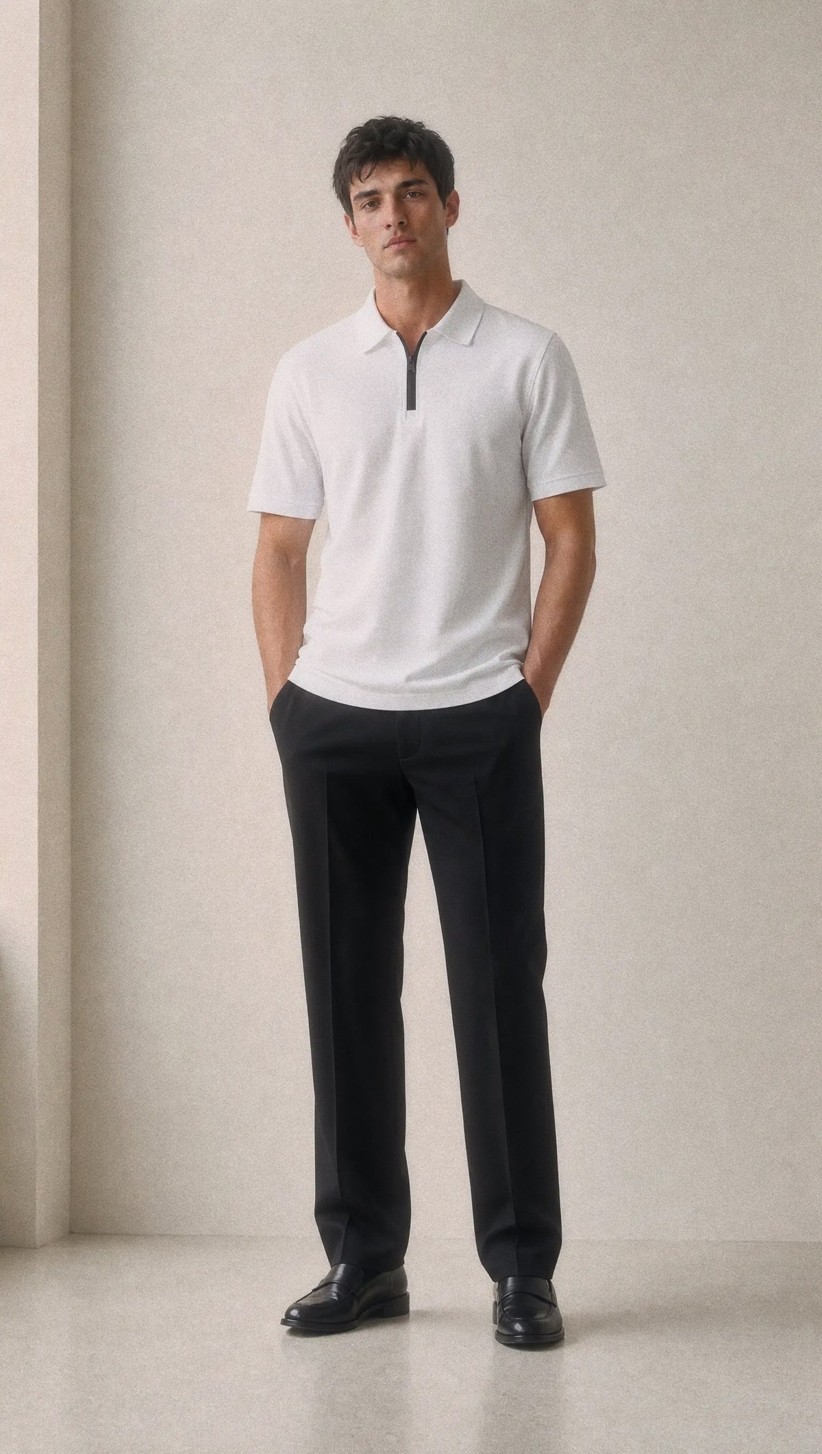 Essential Quarter Zip Polo
