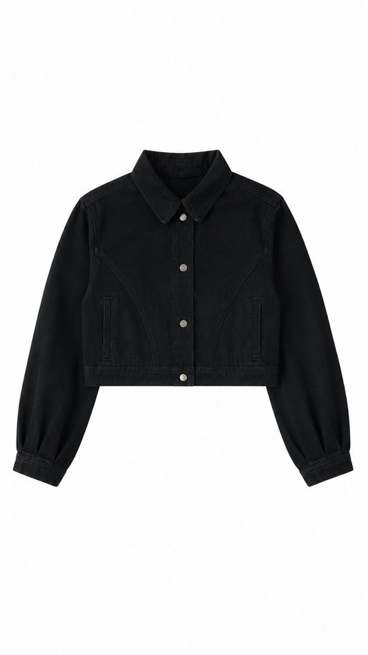 Women’s Crop Denim Jacket
