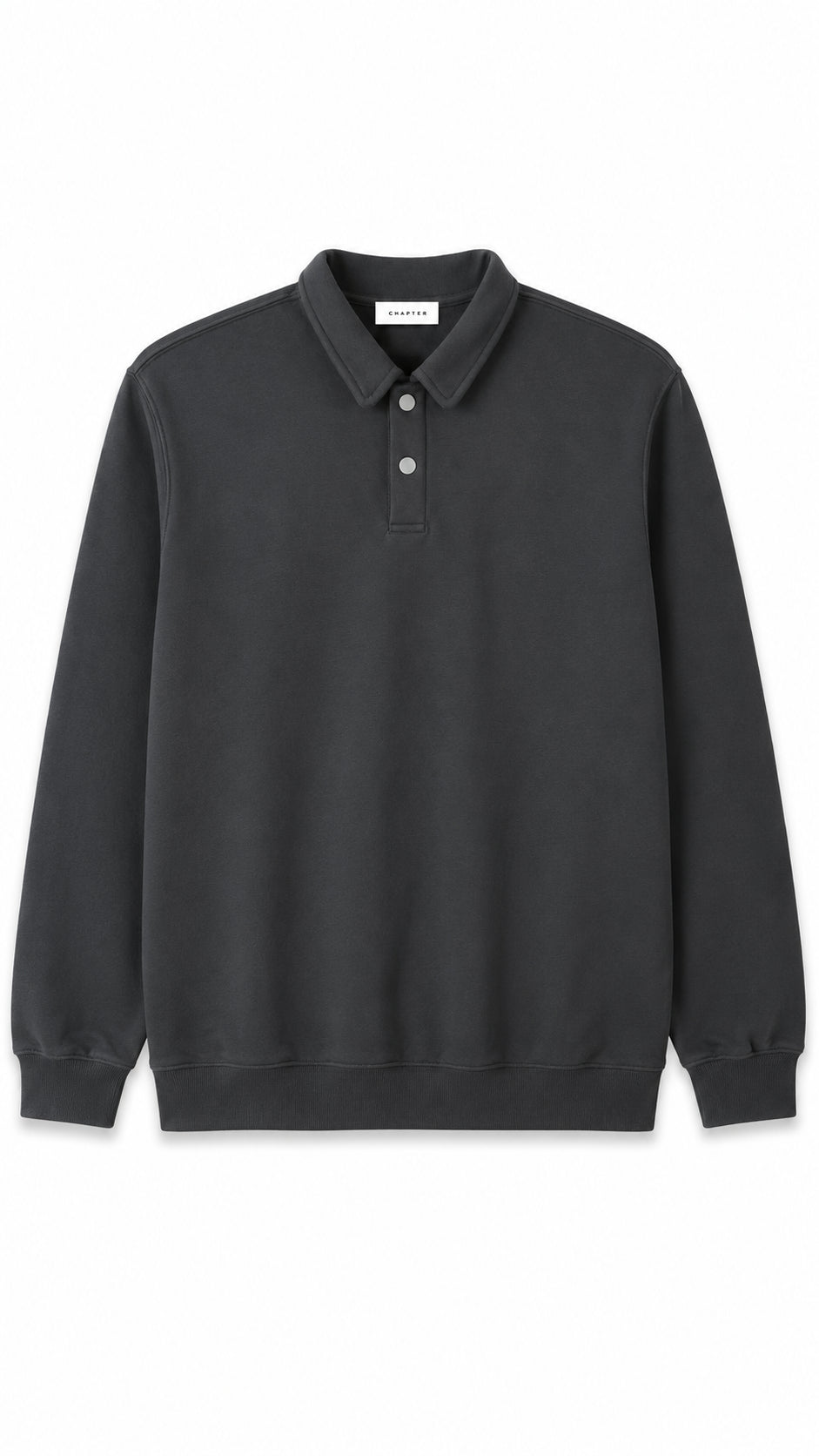 Collared long sleeve polo