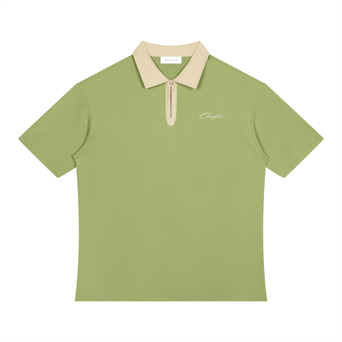 Essential Colorblock Quarter-Zip Polo