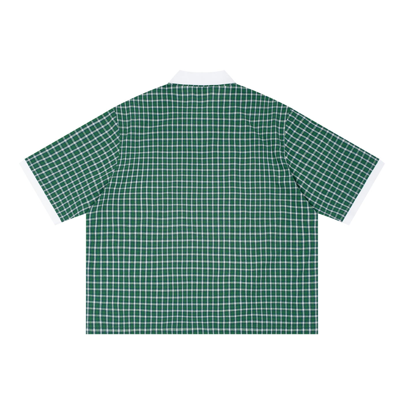 Plaid Color Block Polo