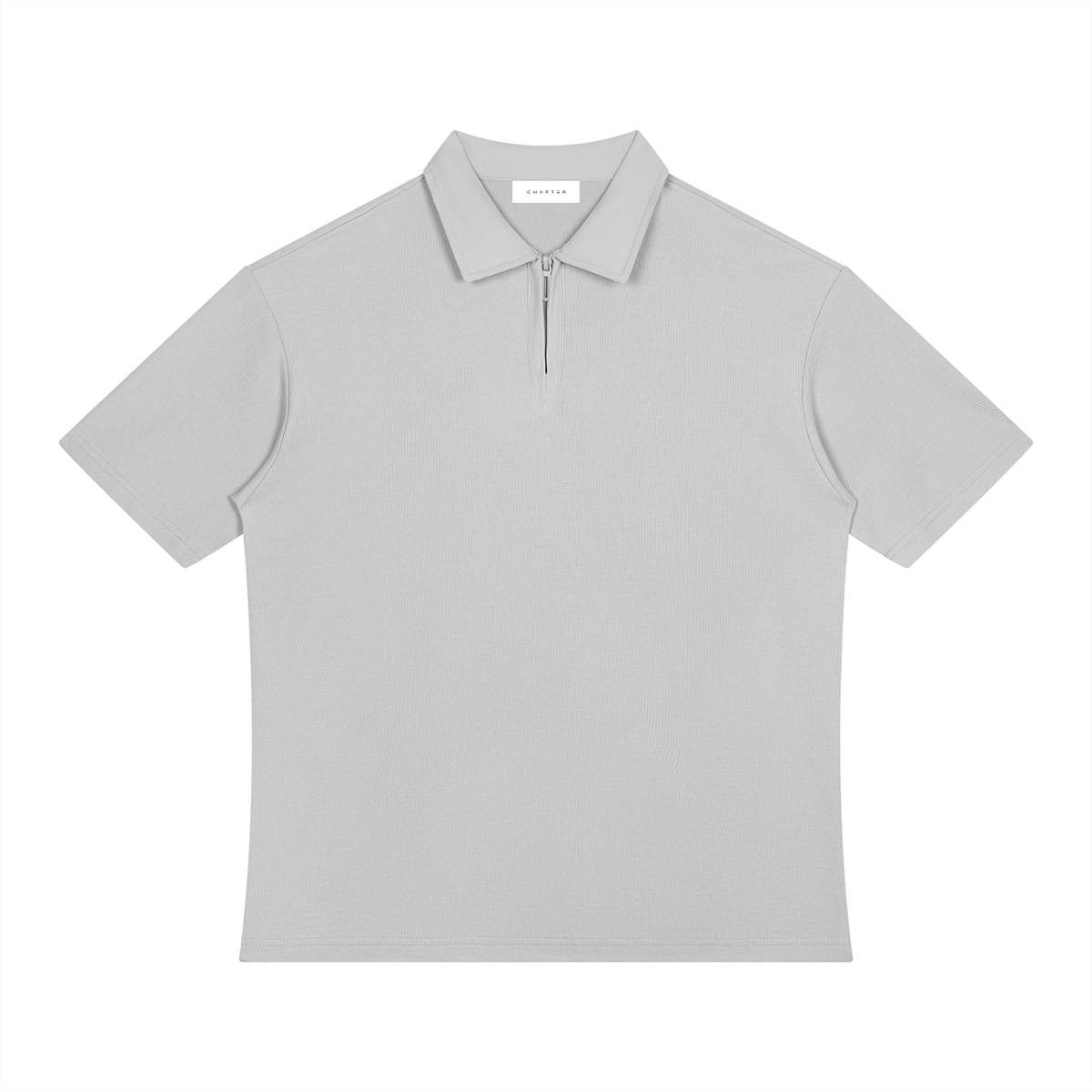 Contrast Quarter-Zip Polo