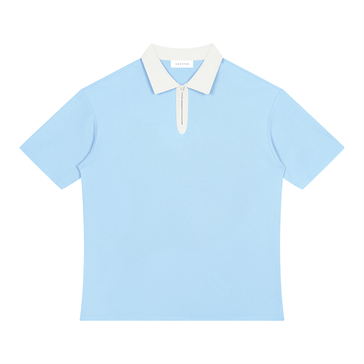 Contrast Quarter-Zip Polo
