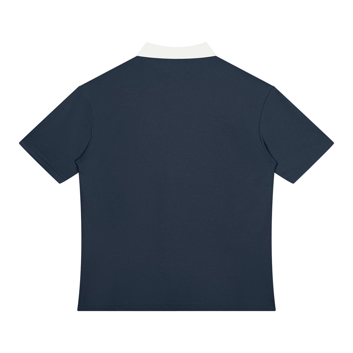 Contrast Quarter-Zip Polo