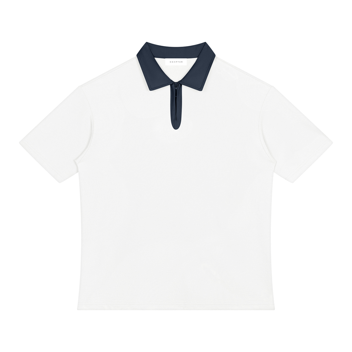 Contrast Quarter-Zip Polo