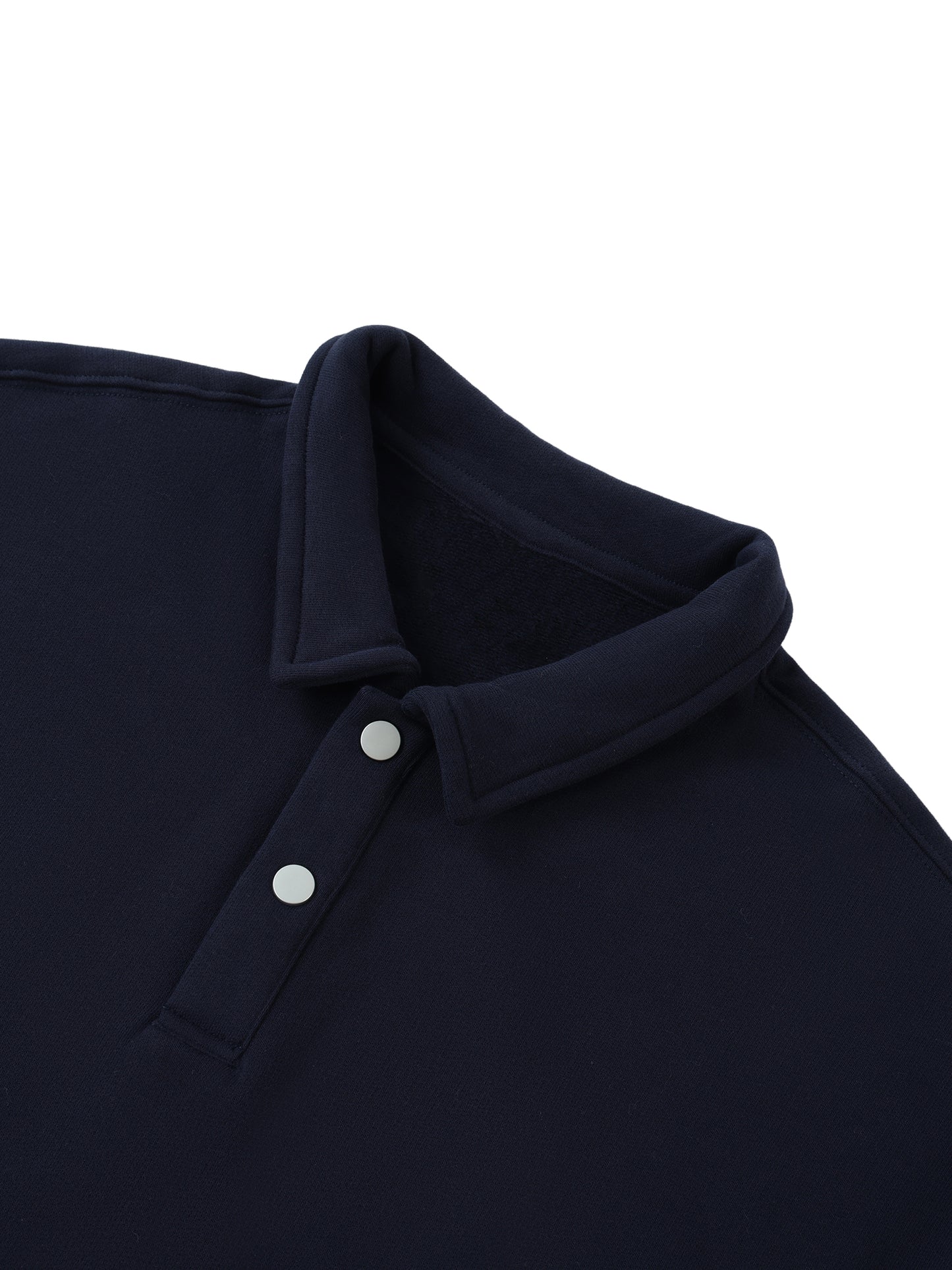 Collared long sleeve polo