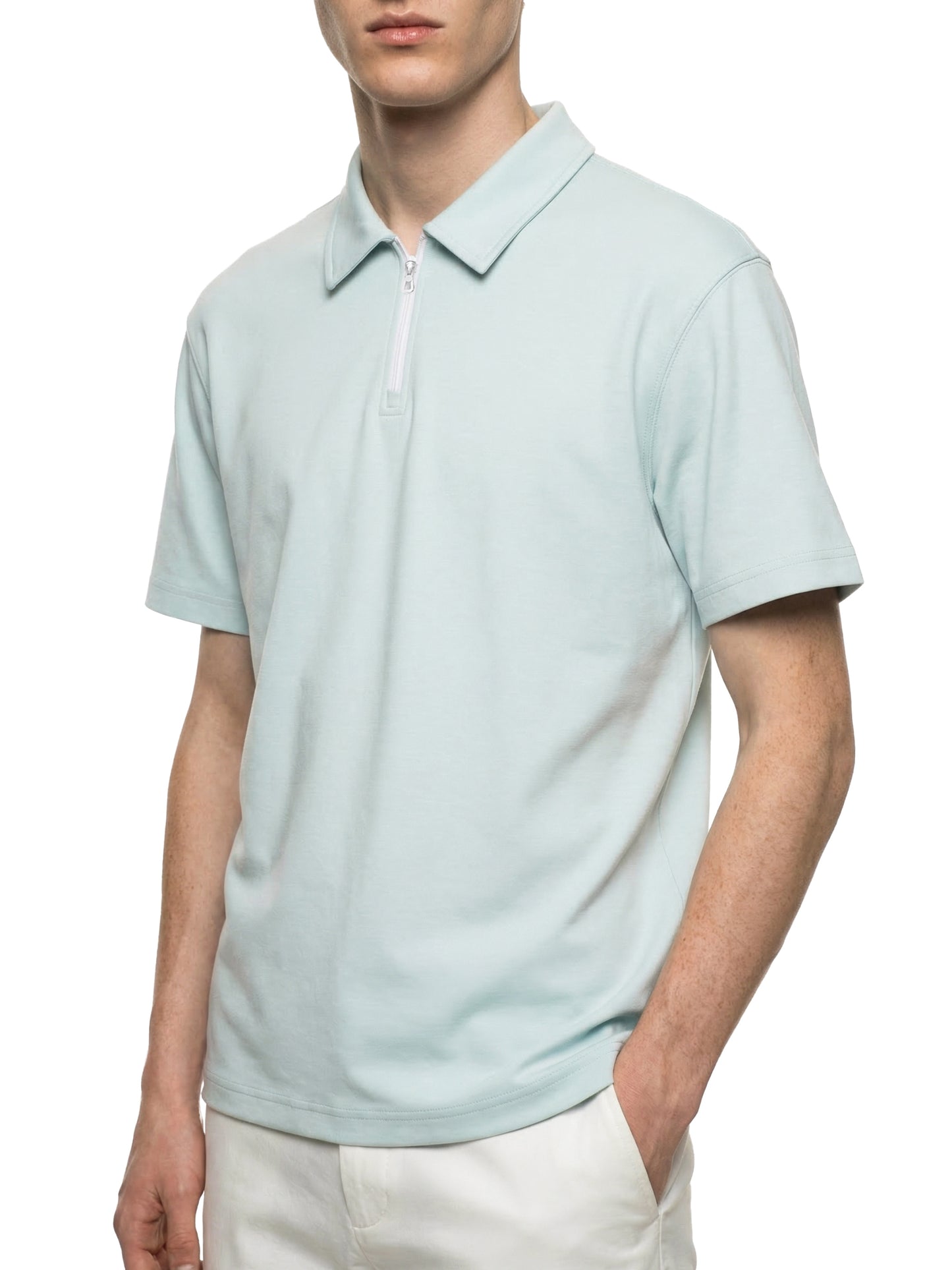 Quarter Zip Polo