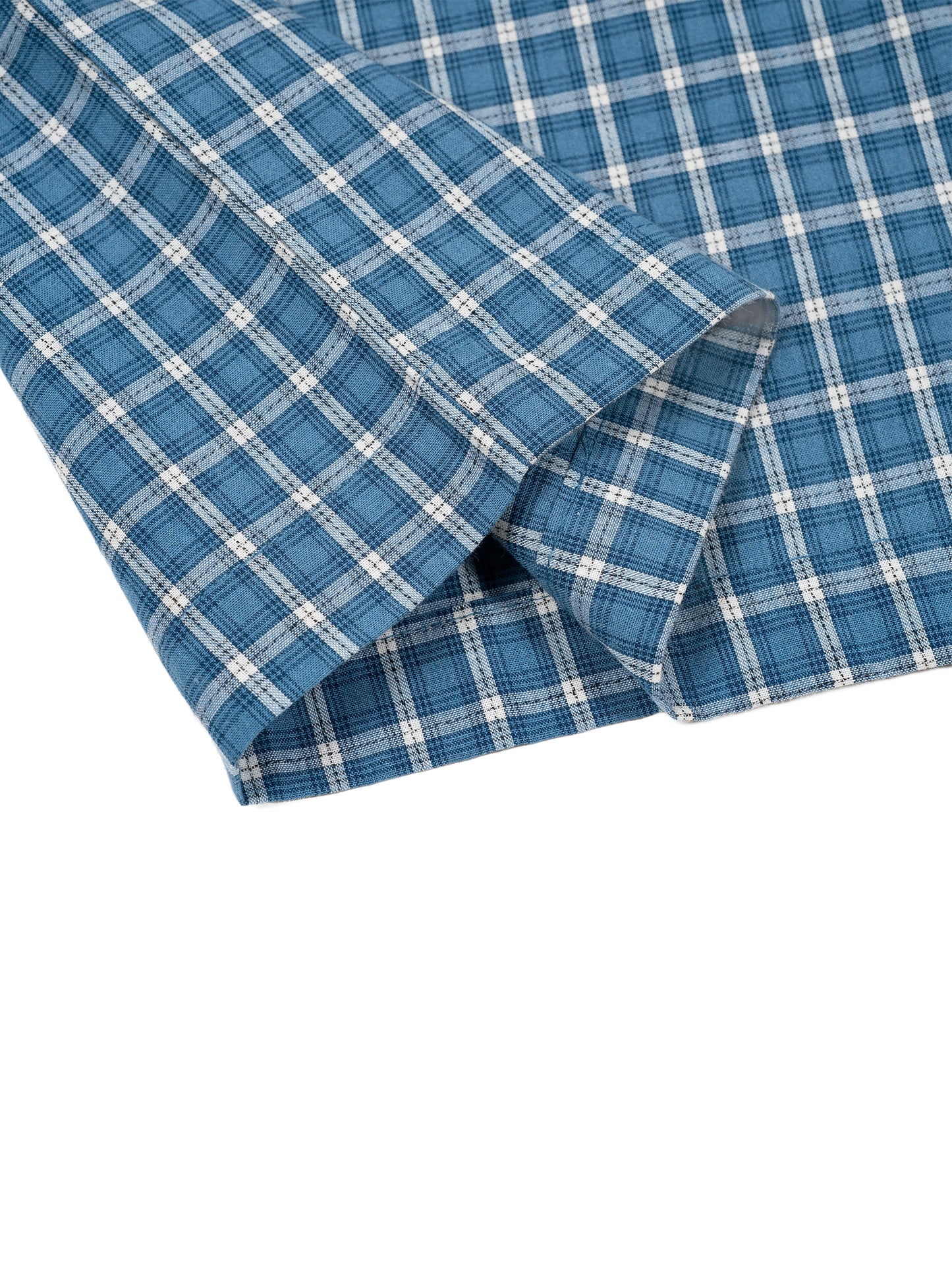 Plaid Color Block Polo
