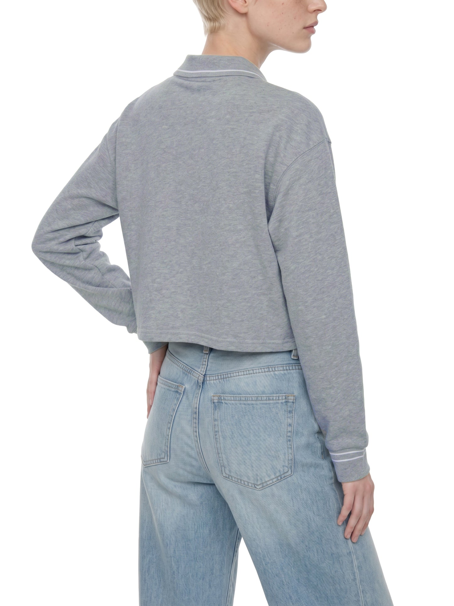 Women’s Crop Collared Sweatshirt