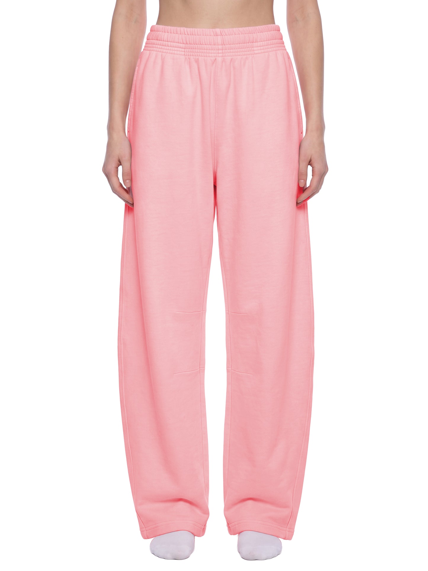 Womens Vintage Washed Barrel Leg Sweatpants