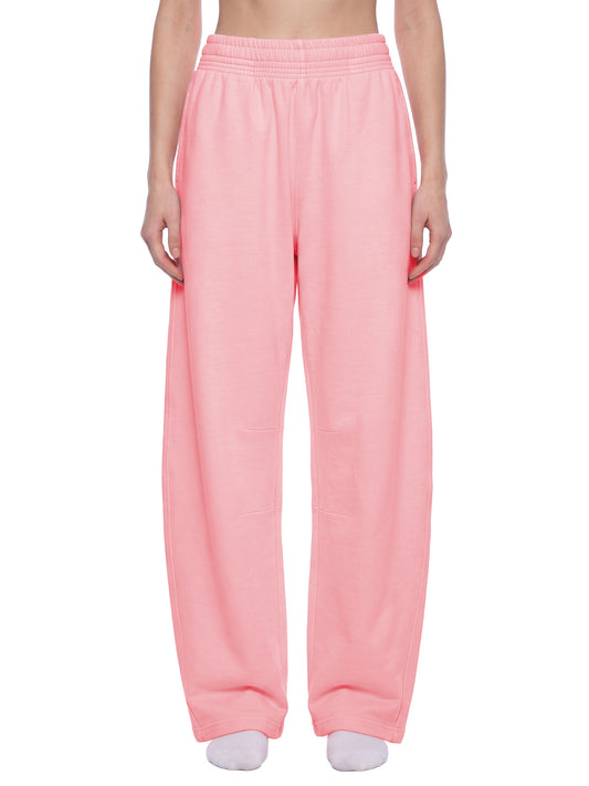 Womens Vintage Washed Barrel Leg Sweatpants