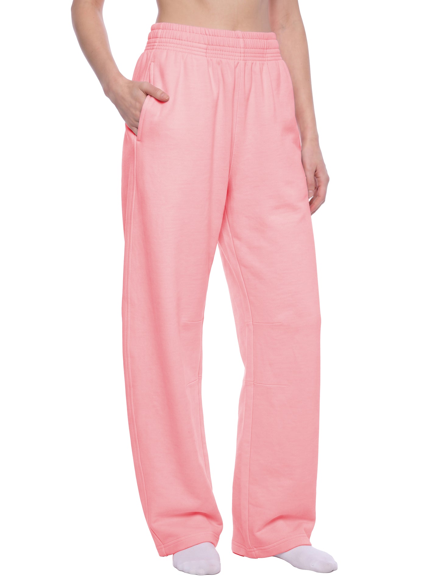 Womens Vintage Washed Barrel Leg Sweatpants