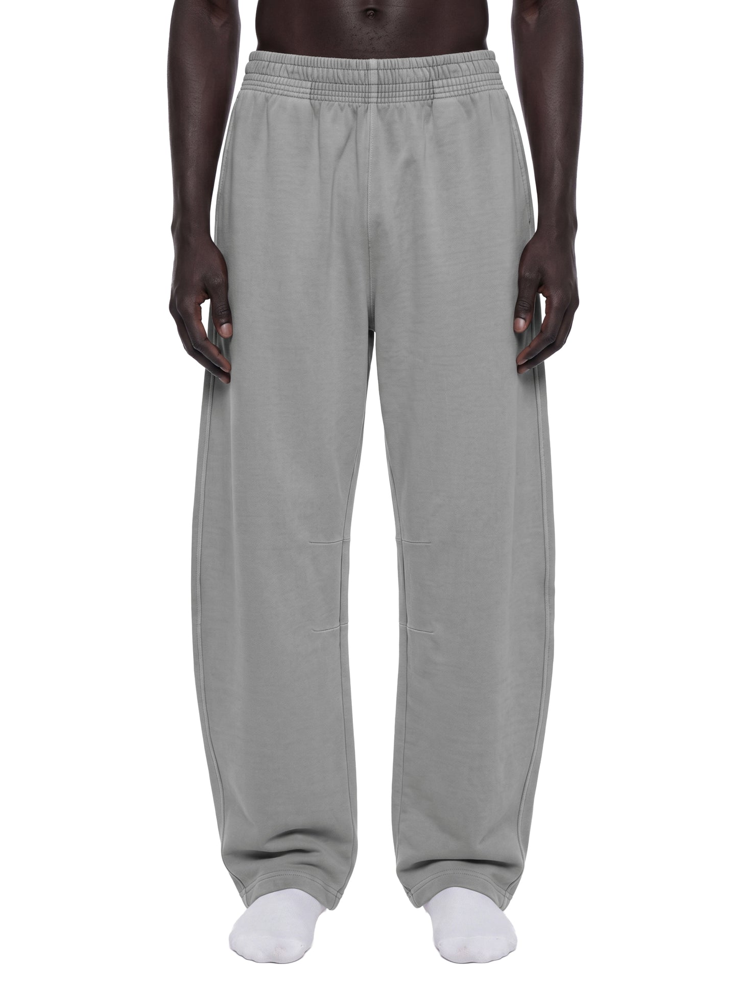 Mens Vintage Washed Barrel Leg Sweatpants