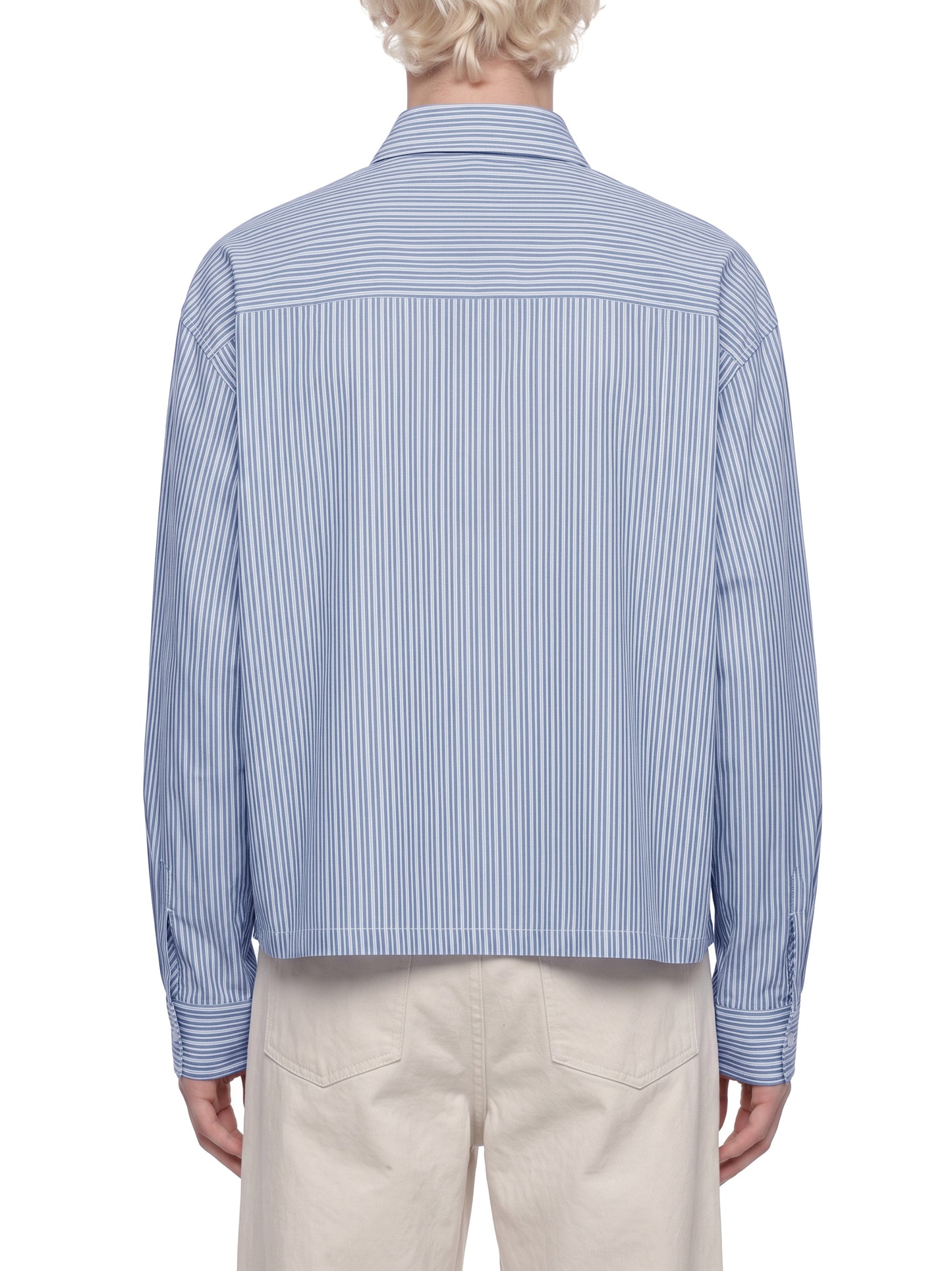 Essential Striped Button down Long Sleeve