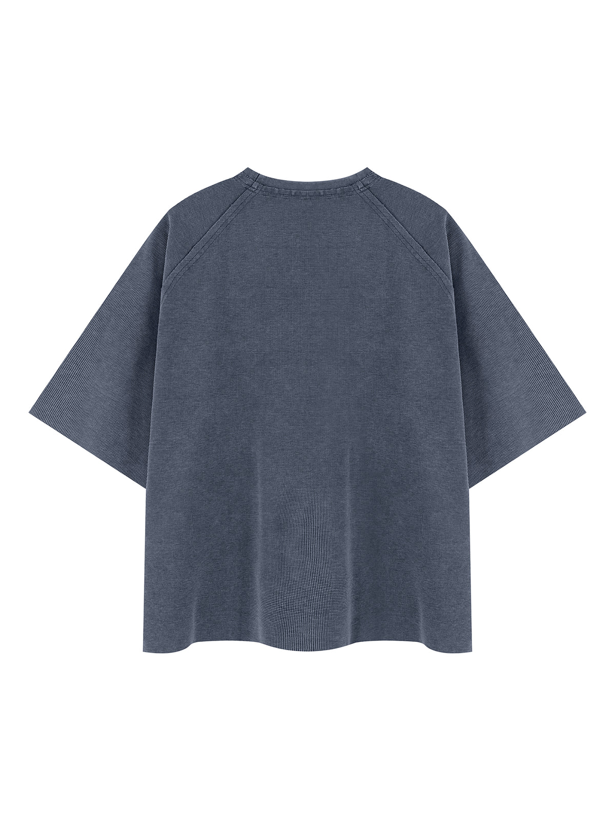 Unisex Mineral Wash Boxy Waffle T-Shirt