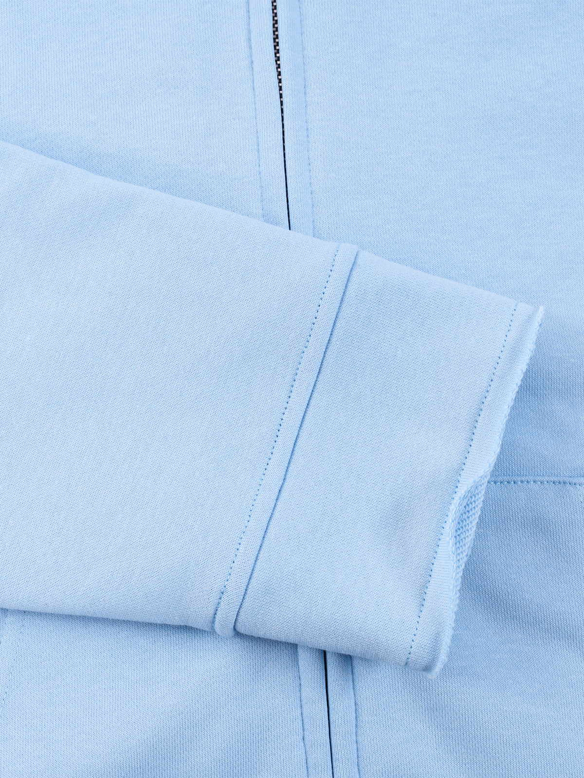 Essential Womens Raw Edge Zip Hoodie