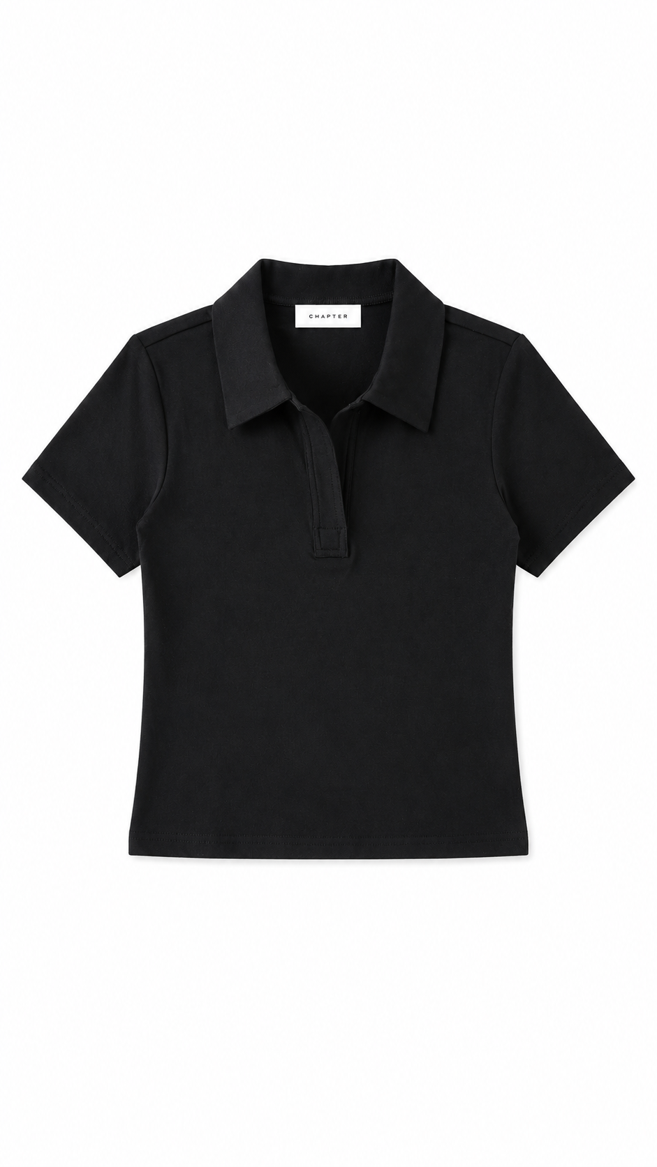 Bodycon Short Sleeve Polo Shirt