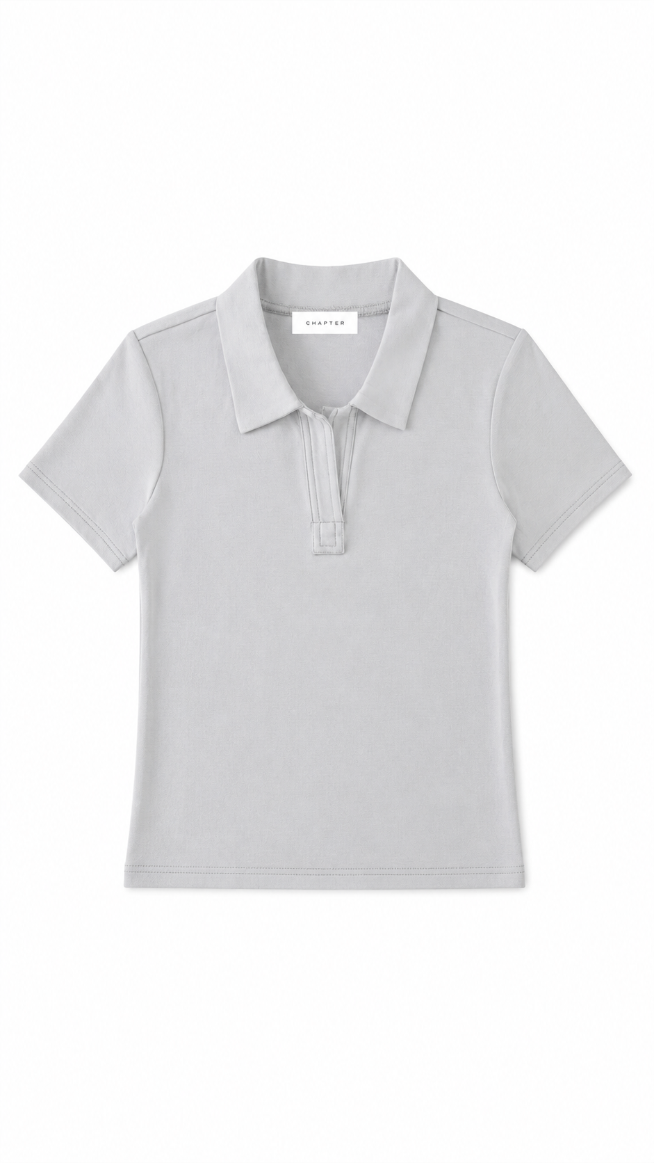Bodycon Short Sleeve Polo Shirt